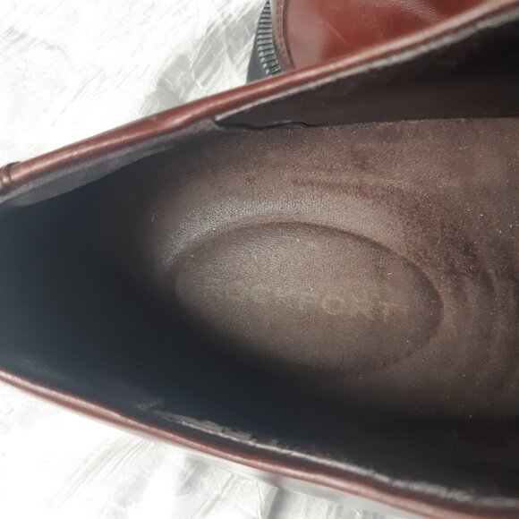 Rockport SZ 12D Men's Brown Cap Toe Oxfords w/ Rubber Sole - Picture 10 of 13